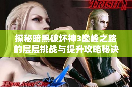 探秘暗黑破坏神3巅峰之路的层层挑战与提升攻略秘诀