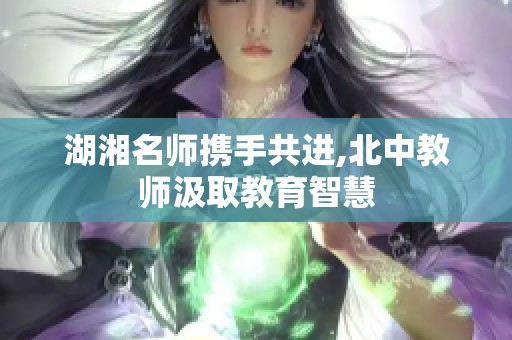 湖湘名师携手共进,北中教师汲取教育智慧