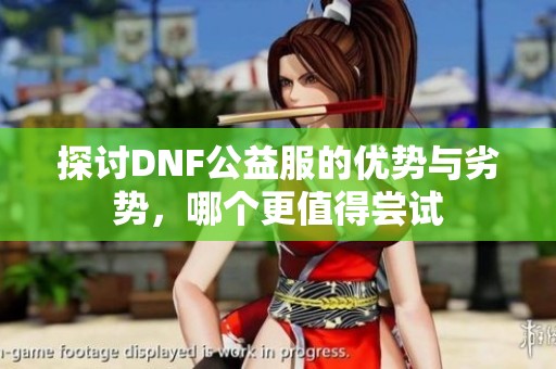探讨DNF公益服的优势与劣势，哪个更值得尝试