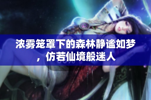 浓雾笼罩下的森林静谧如梦，仿若仙境般迷人