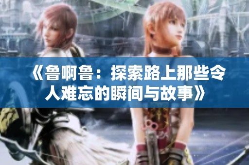 《鲁啊鲁：探索路上那些令人难忘的瞬间与故事》