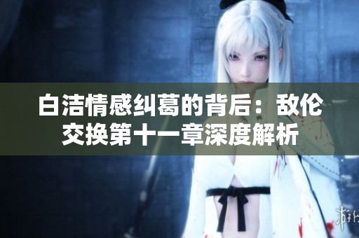 白洁情感纠葛的背后：敌伦交换第十一章深度解析
