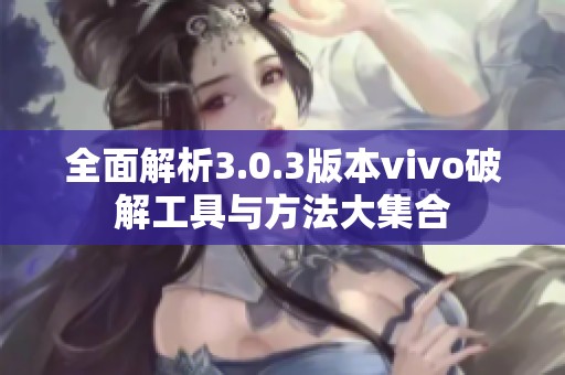 全面解析3.0.3版本vivo破解工具与方法大集合