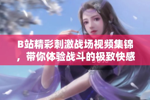 B站精彩刺激战场视频集锦，带你体验战斗的极致快感！