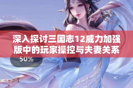 深入探讨三国志12威力加强版中的玩家操控与夫妻关系的独特设定