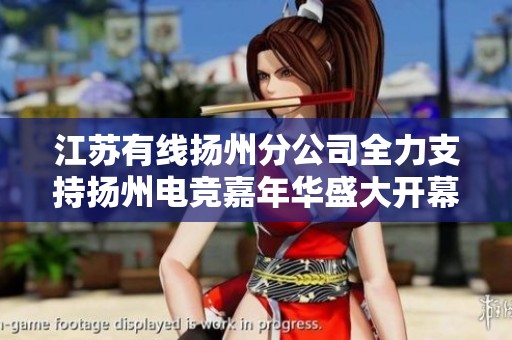 江苏有线扬州分公司全力支持扬州电竞嘉年华盛大开幕活动