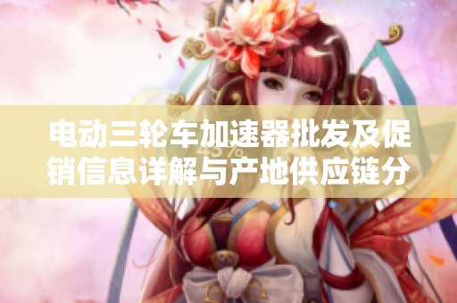 电动三轮车加速器批发及促销信息详解与产地供应链分析