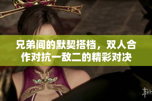 兄弟间的默契搭档，双人合作对抗一敌二的精彩对决