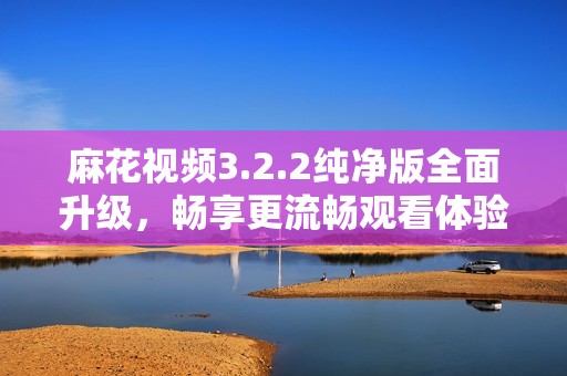 麻花视频3.2.2纯净版全面升级，畅享更流畅观看体验