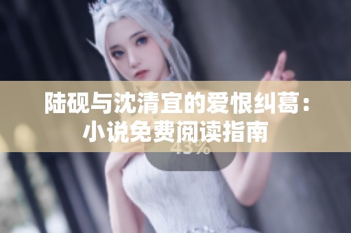 陆砚与沈清宜的爱恨纠葛：小说免费阅读指南