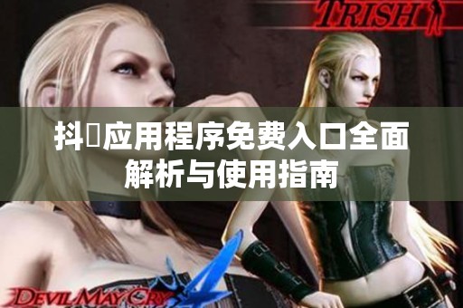 抖抈应用程序免费入口全面解析与使用指南