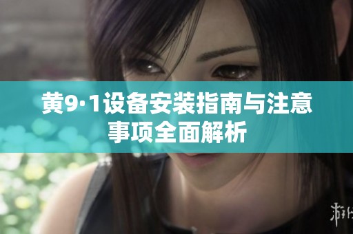 黄9·1设备安装指南与注意事项全面解析
